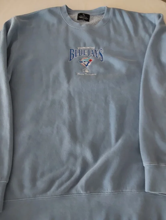 Toronto Blue Jays Light Blue Crewneck Sweatshirt - Peace Collective - Picture 2 of 2
